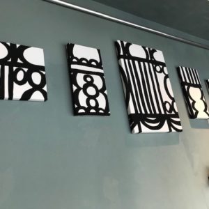 FABRIC PANEL･nordic monotone frill [5点セット]